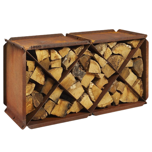 [ACCS-WOODSTORAGE] BRAZE | Houten Corten-opslag
